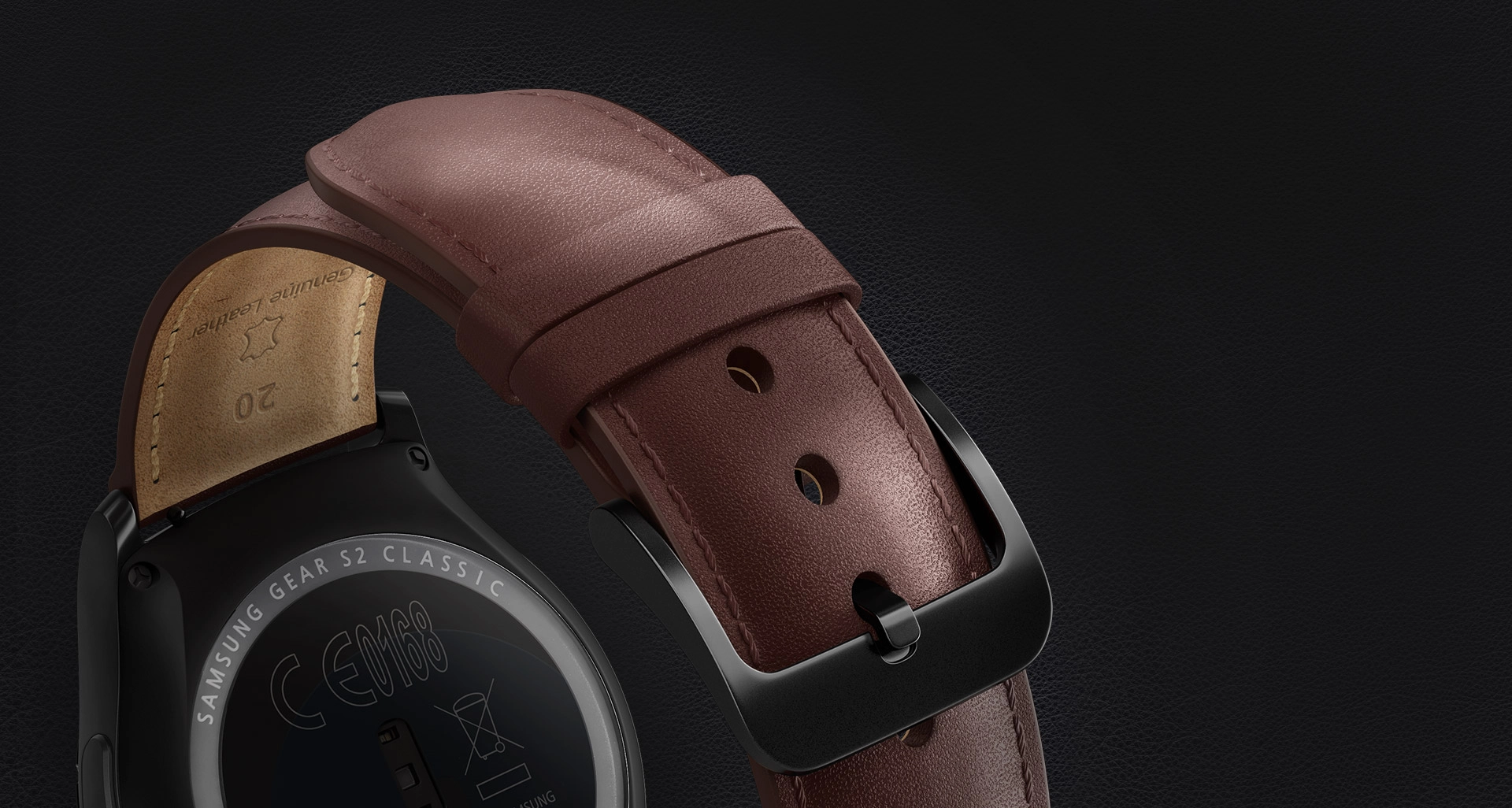 Dây đeo tay thay thế Samsung Gear S2 Classic, hàng chính hãng