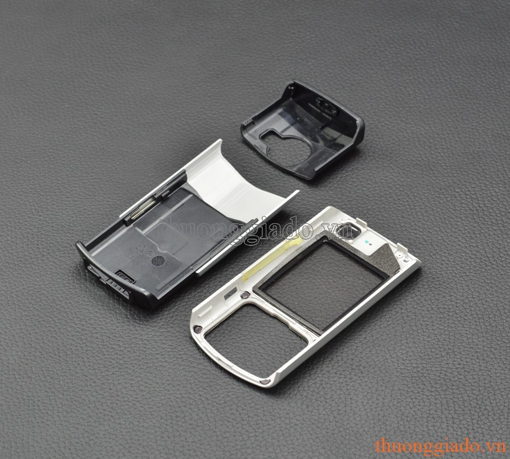 Vỏ Nokia N70 trắng bạc (hàng zin theo máy)