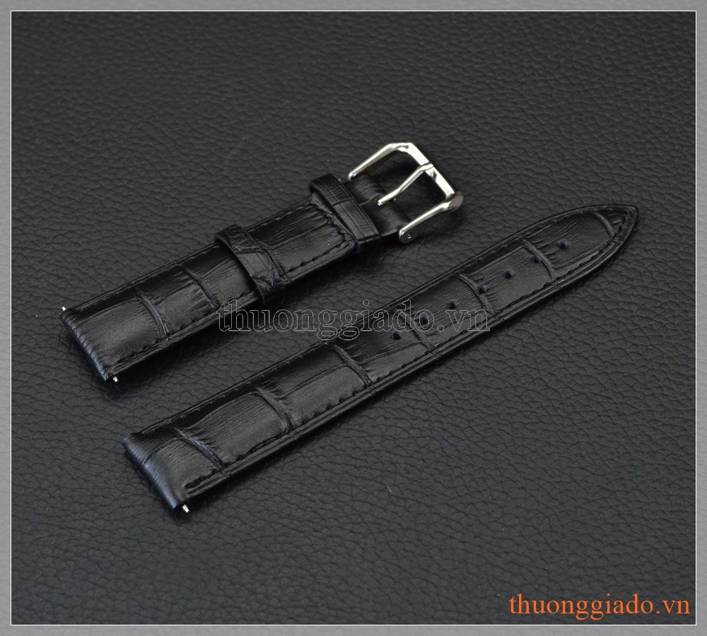 Dây đồng hồ Samsung Gear S2 Classic, Moto 360 (thế hệ 2), LG G Watch (da cá sấu)