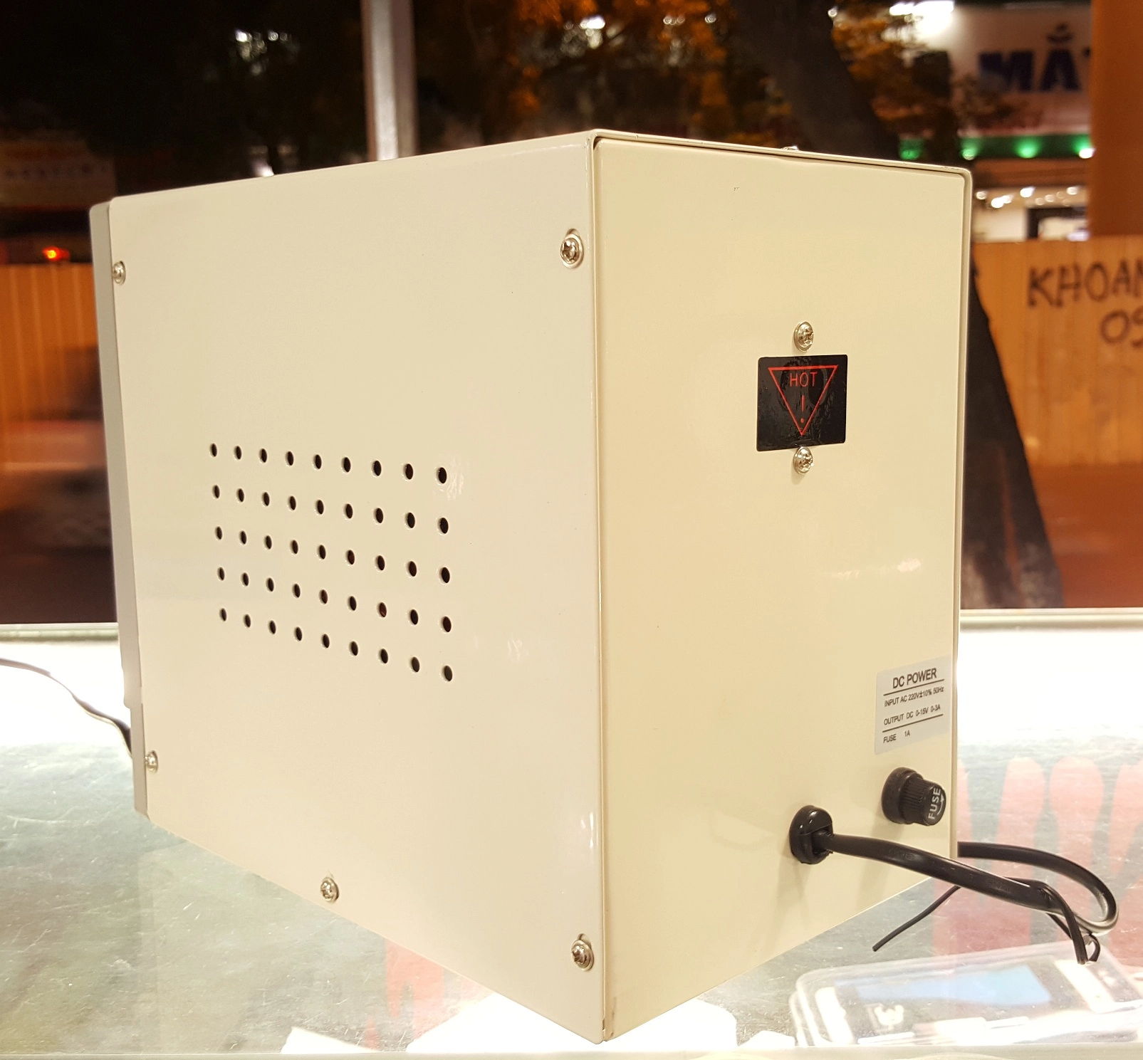 Máy kẹp & cấp nguồn & đo sóng JYD 1503D+ (15V-3A)