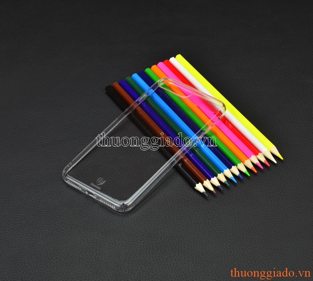 Ốp lưng iPhone 7 Plus (5.5"), loại nhựa cứng trong suốt cho, hiệu Baseus