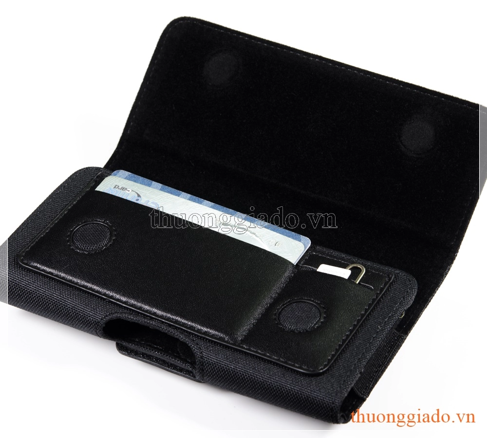 Bao da đeo thắt lưng 5.0" (mặt ngoài chất liệu vải)