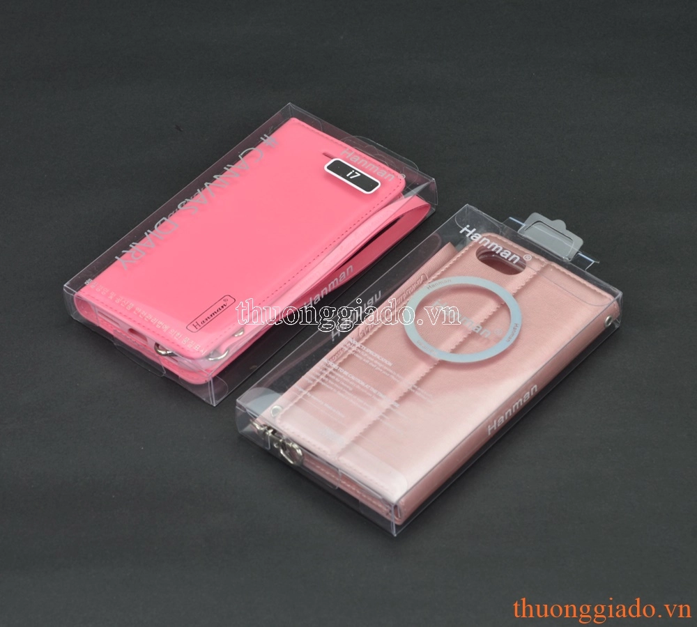 Bao da cầm tay iPhone 7 (4.7") (CANVAS DIARY, HANMAN)