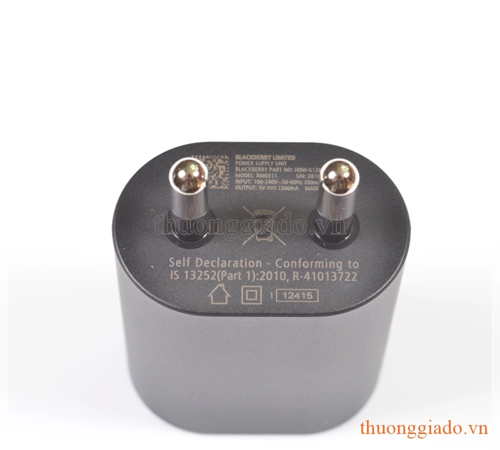 Củ sạc Blackberry 5V-1.3A (RM0311) power supply unit