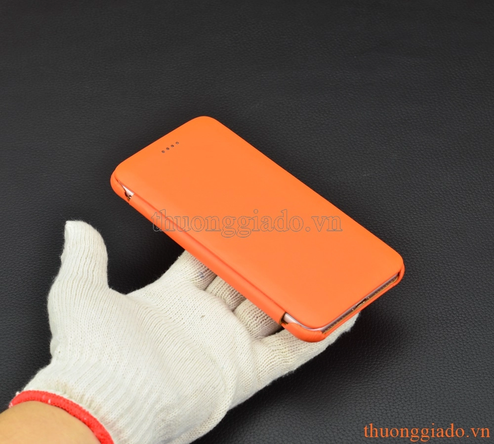 Bao da cầm tay nắp gập mở ngang cho iPhone 7 Plus (5.5"), hiệu ICARER Bao da cầm tay nắp gập mở ngang cho iPhone 7 Plus (5.5"), hiệu ICARER