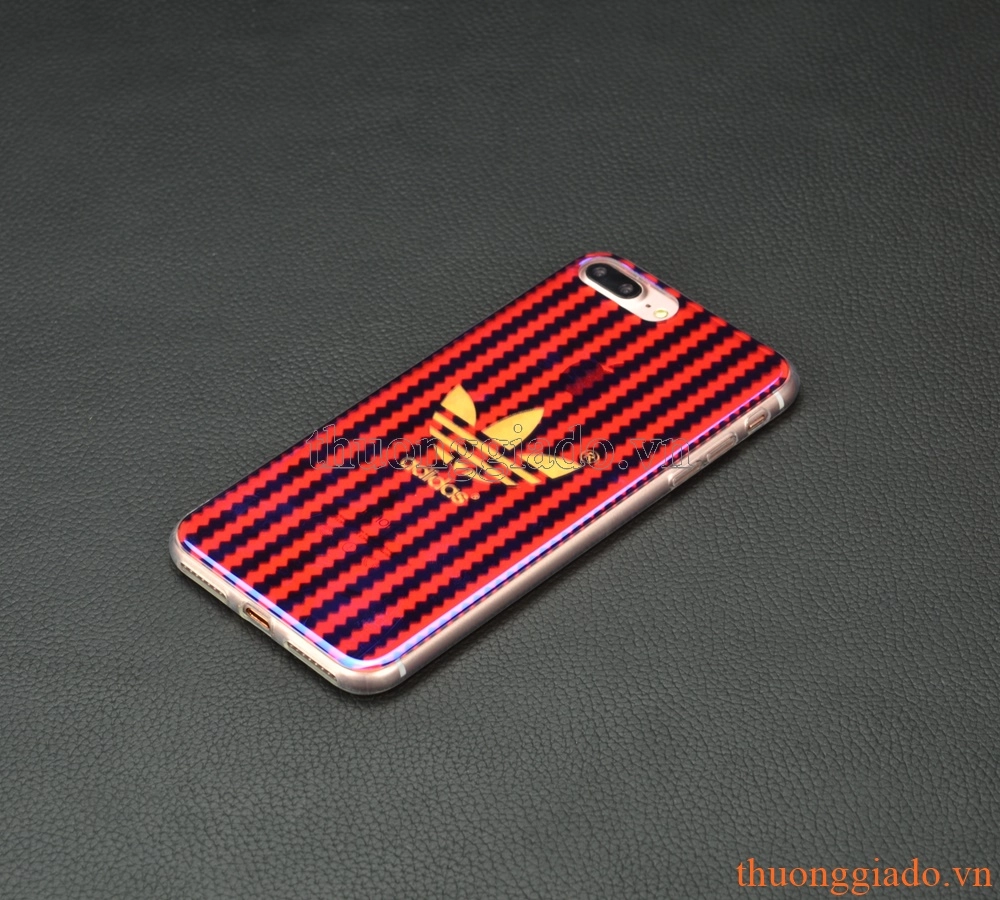 Ốp lưng silicone iPhone 7 Plus (5.5"), mặt lưng in 3D, chủ đề Logo các hãng