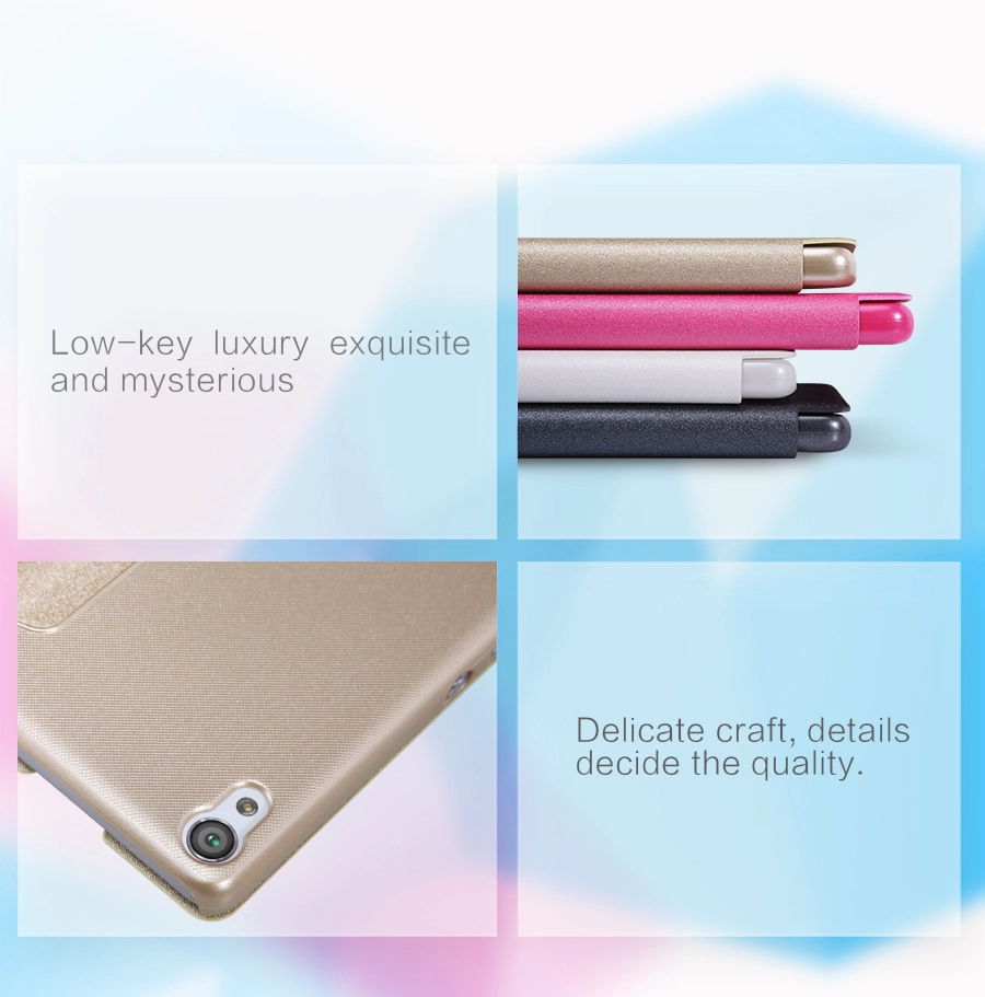 Bao da flip case Sony Xperia XA (5.0"), hiệu NillKin, Sparkle Series