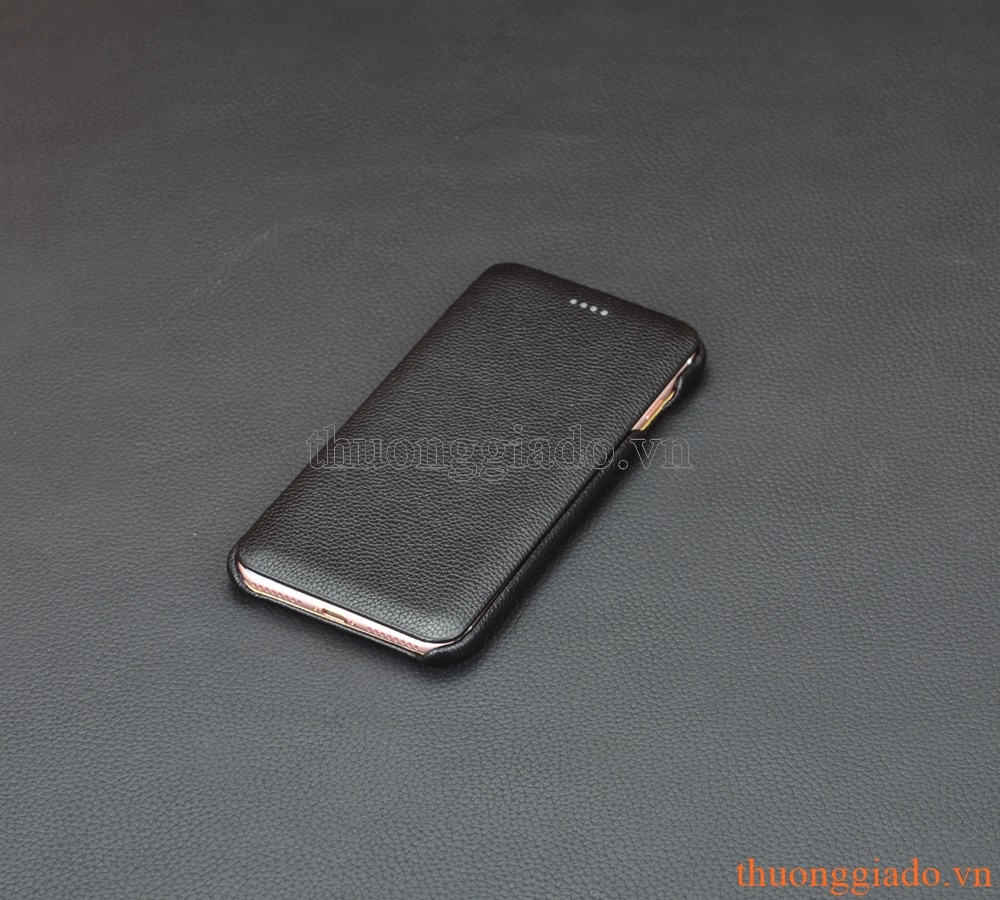 Bao da cầm tay nắp gập mở ngang cho iPhone 7 Plus (5.5"), hiệu XOOMZ Bao da cầm tay nắp gập mở ngang cho iPhone 7 Plus (5.5"), hiệu XOOMZ