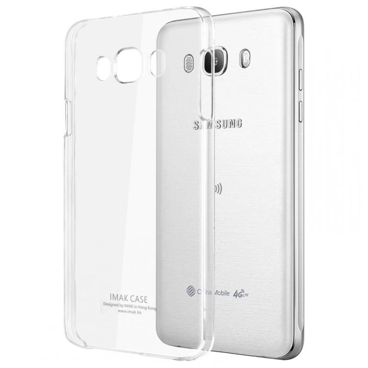 Ốp lưng Samsung Galaxy  J7 (bản 2016)/ J710 nhựa cứng trong suốt hiệu iMak