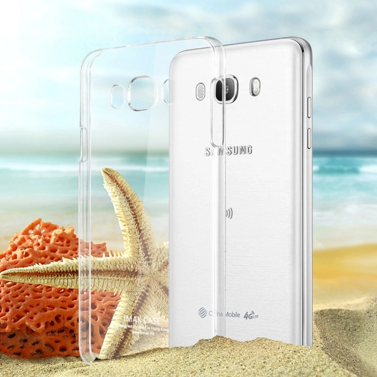 Ốp lưng Samsung Galaxy  J7 (bản 2016)/ J710 nhựa cứng trong suốt hiệu iMak