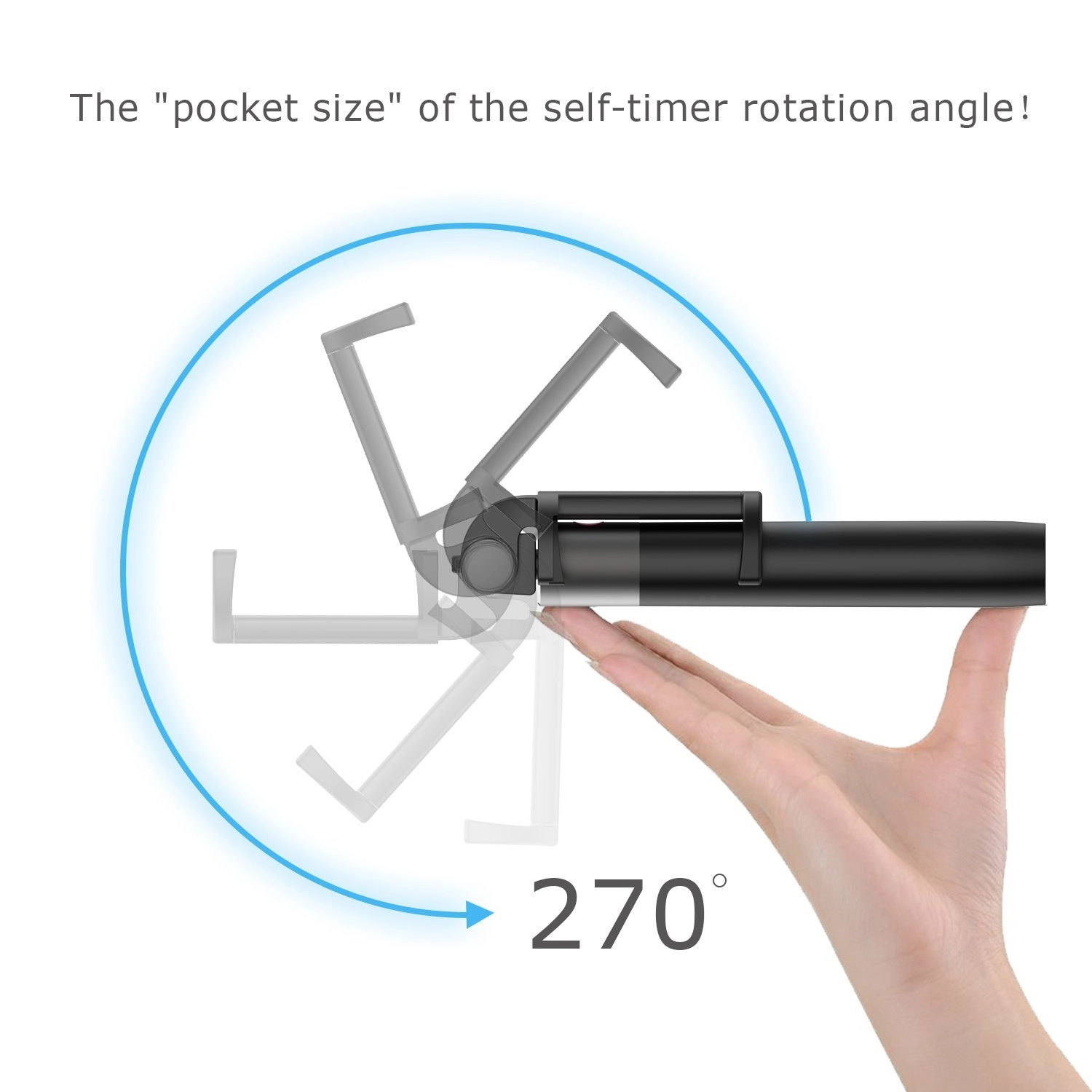 Gậy chụp ảnh tự sướng Dispho Selfie Stick (mẫu 2),iPhone 7 (4.7"), iPhone  8 Plus