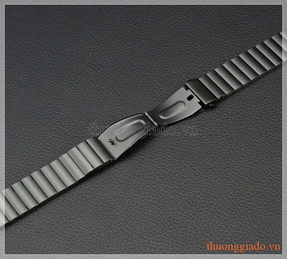 Dây đồng hồ Samsung Gear S3 classic, Gear S3 frontier (hợp kim, màu đen, mẫu 2)