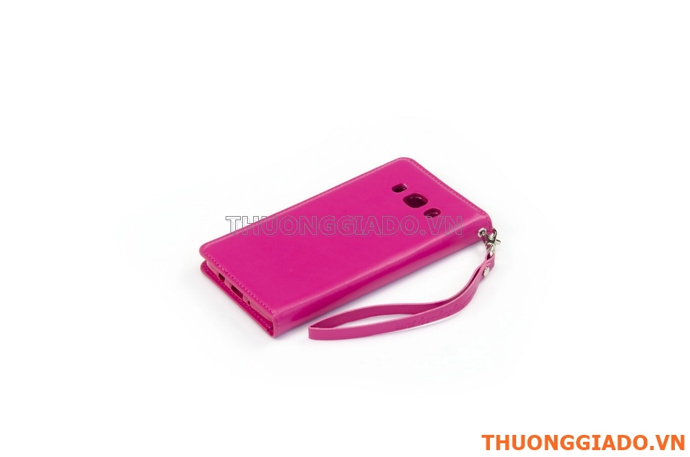 Bao Da Cầm Tay Samsung Galaxy  J5 (bản 2016),Hiệu HANMAN, CANVAS DIARY