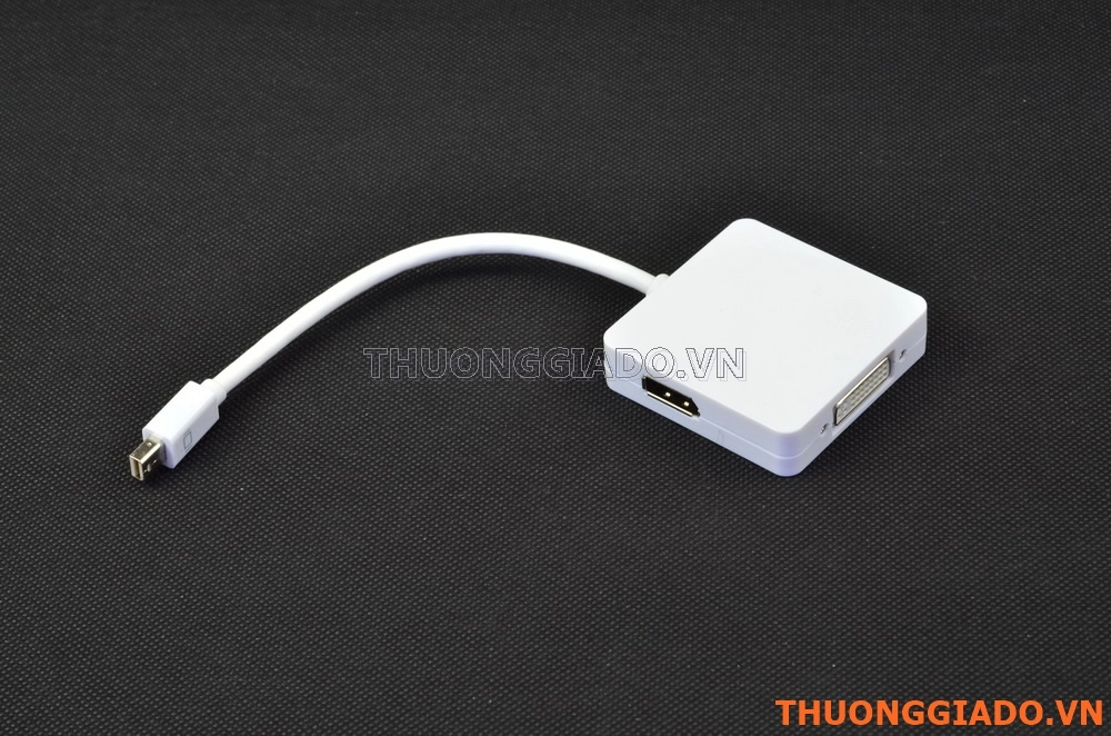 Cáp chuyển đổi từ 1 đầu Mini Displayport sang 3 đầu (DVI-HDMI-Displayport)