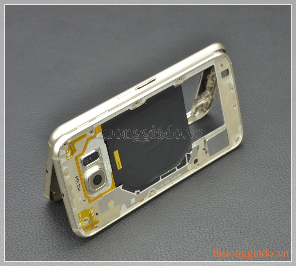 Thay vành viền Benzel Samsung S6/ G920f/ G920s/ G920v màu vàng chính hãng