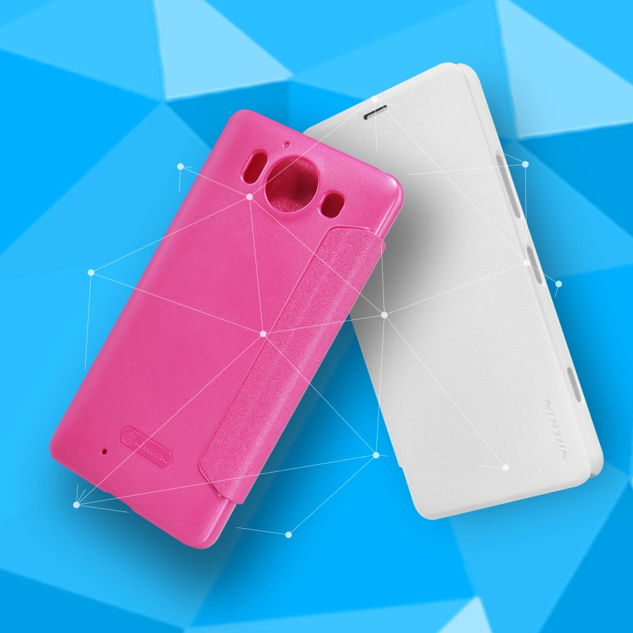 Bao Da Microsoft Lumia 950 (Hiệu NillKin, Sparkle Series) Bao Da Microsoft Lumia 950 (Hiệu NillKin, Sparkle Series)