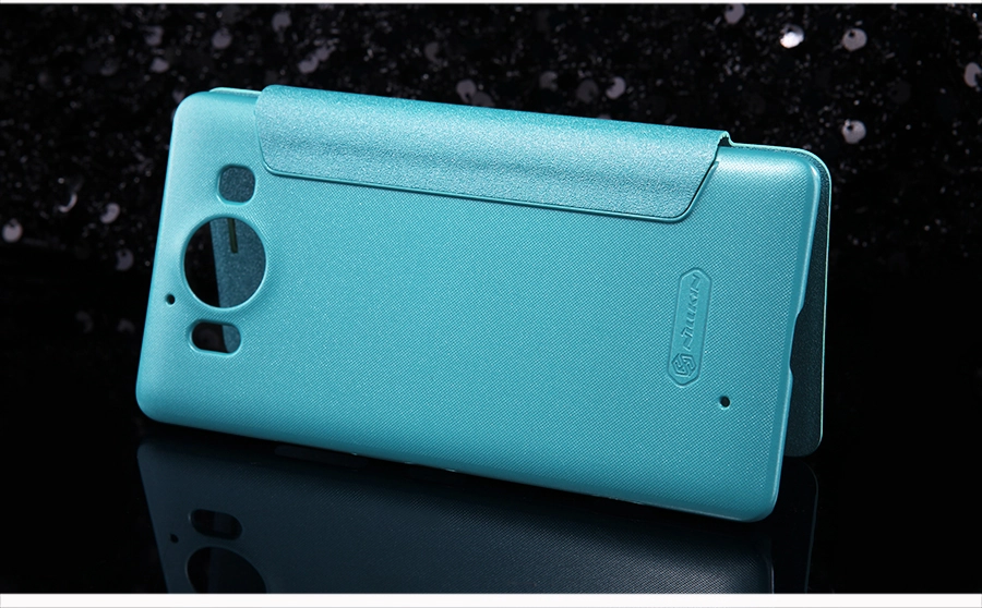 Bao Da Microsoft Lumia 950 (Hiệu NillKin, Sparkle Series) Bao Da Microsoft Lumia 950 (Hiệu NillKin, Sparkle Series)
