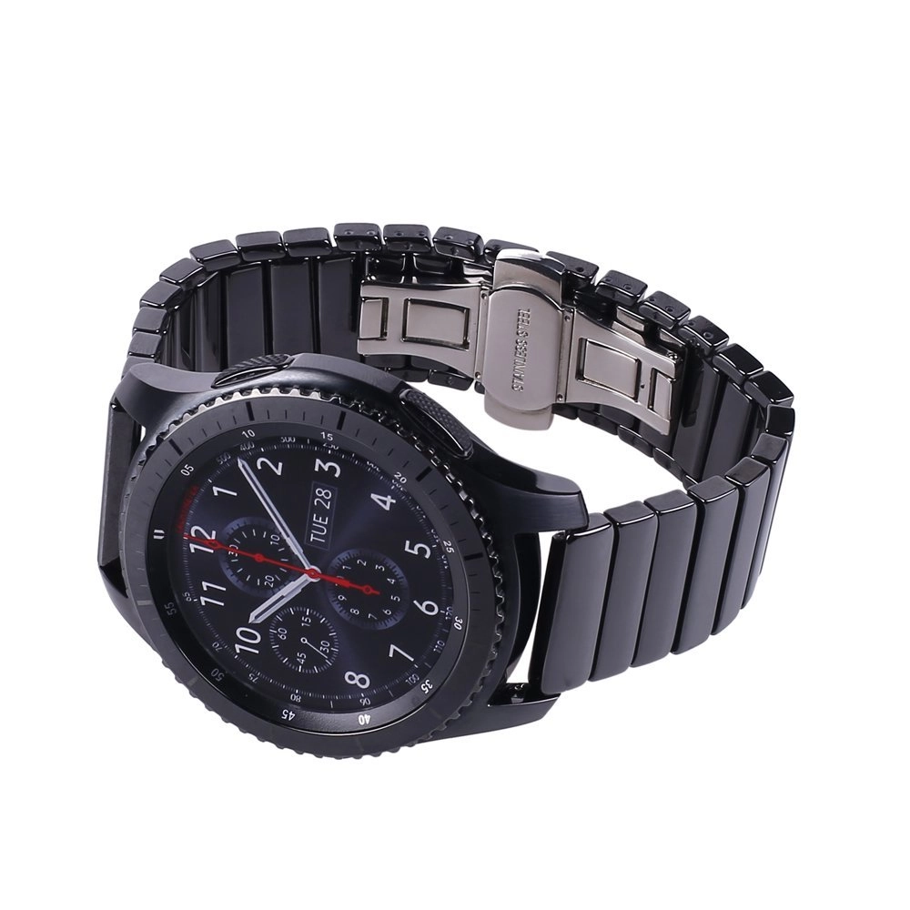 Dây đồng hồ Samsung Gear S3 classic, Gear S3 frontier (gốm sứ ceramic, màu đen) Dây đồng hồ Samsung Gear S3 classic, Gear S3 frontier (gốm sứ ceramic, màu đen)
