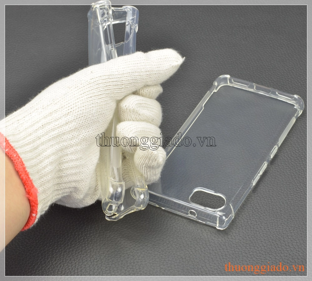 Ốp lưng silicone Blackberry KeyOne (ốp dẻo trong suốt chống sốc 4 góc)