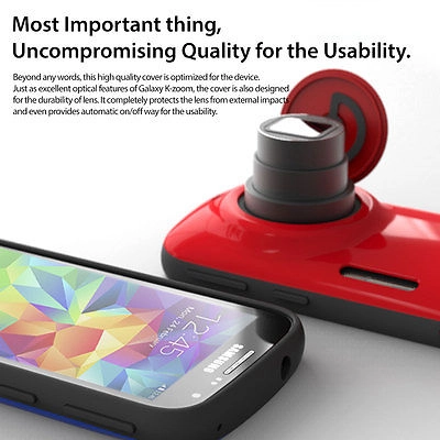 Samsung galaxy s5 zoom/ galaxy k zoom/ araree auto pop protective cover case