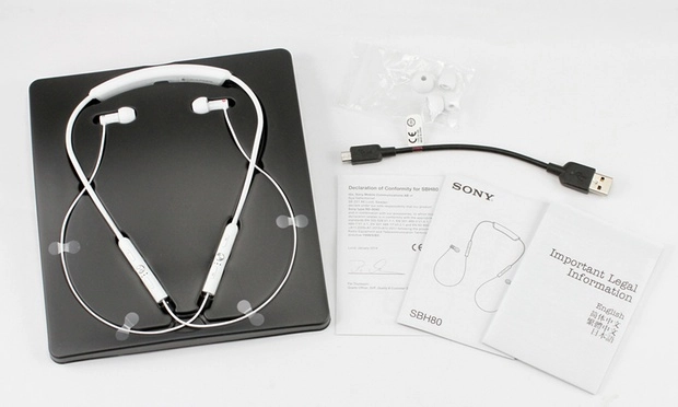 Tai nghe không dây Sony SBH80 Stereo Bluetooth® Headset Chính Hãng Màu Trắng