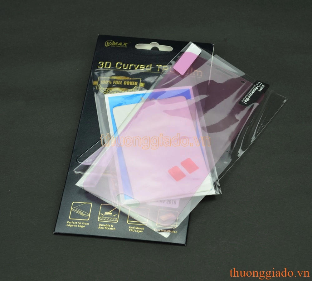 Miếng dán full màn hình Samsung galaxy  A7 (2016), samsung A710, hiệu Vmax