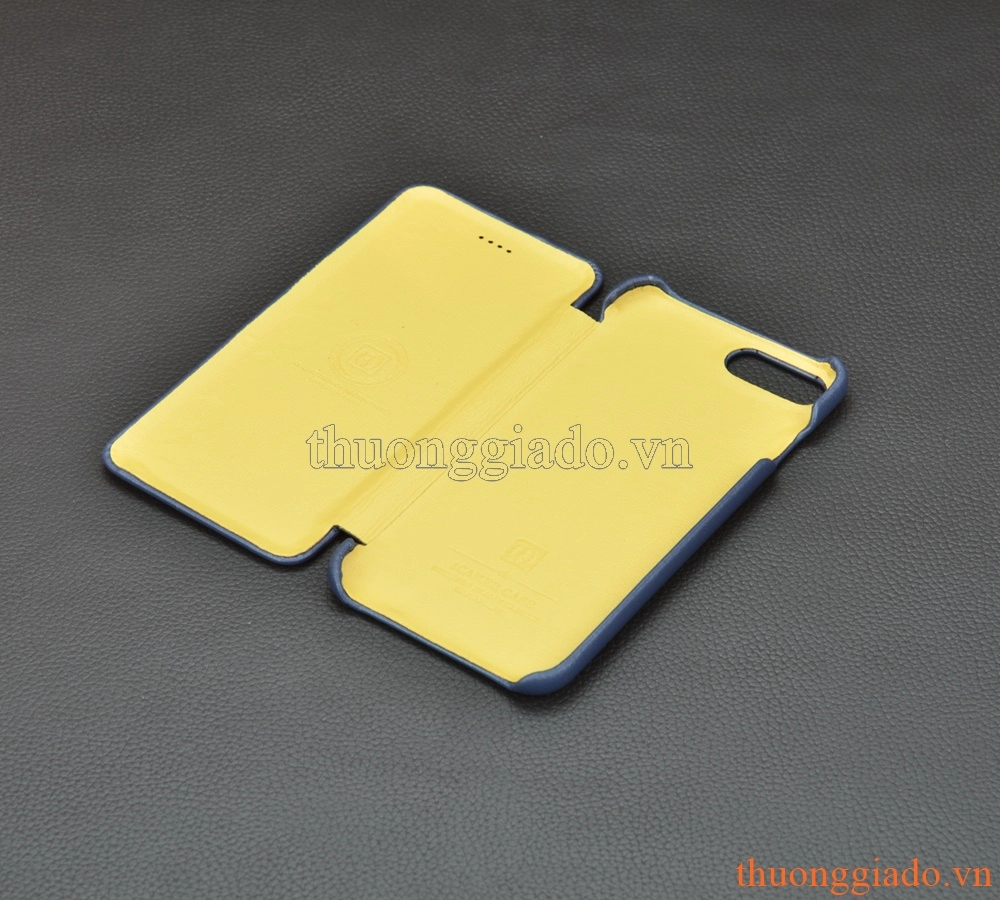 Bao da cầm tay nắp gập mở ngang cho iPhone 7 Plus (5.5"), hiệu ICARER Bao da cầm tay nắp gập mở ngang cho iPhone 7 Plus (5.5"), hiệu ICARER