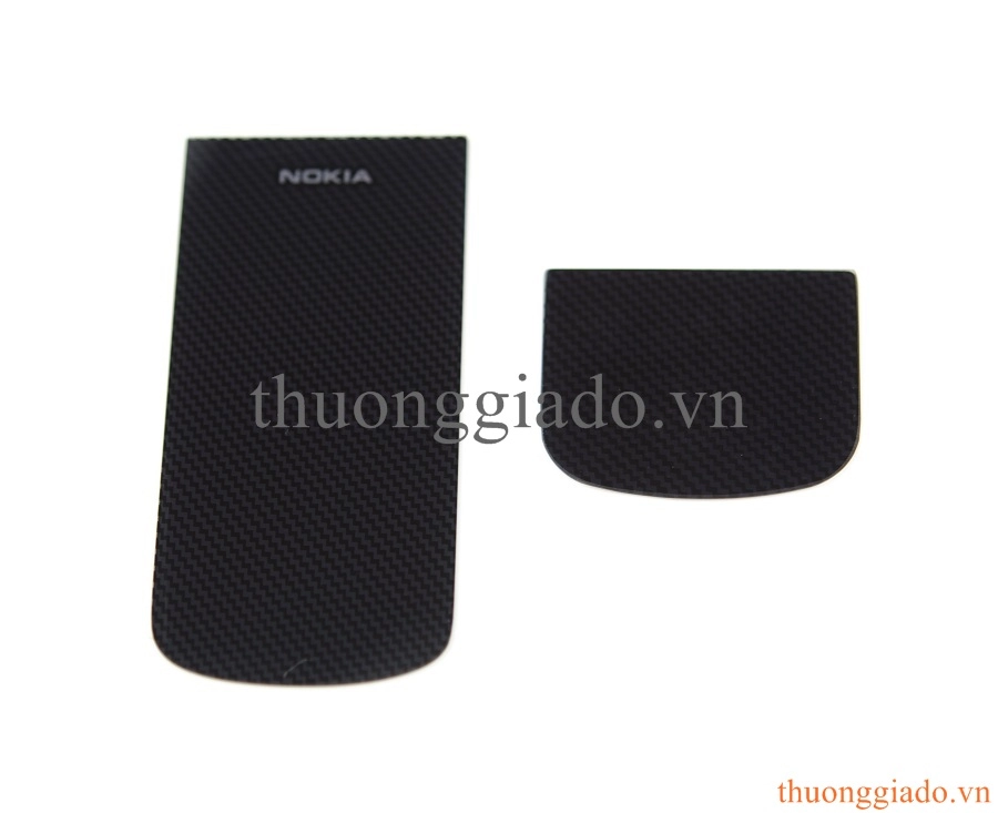 Miếng kính sau lưng và miếng kính mặt bàn phím Nokia 8800 Arte Carbon (Đen)