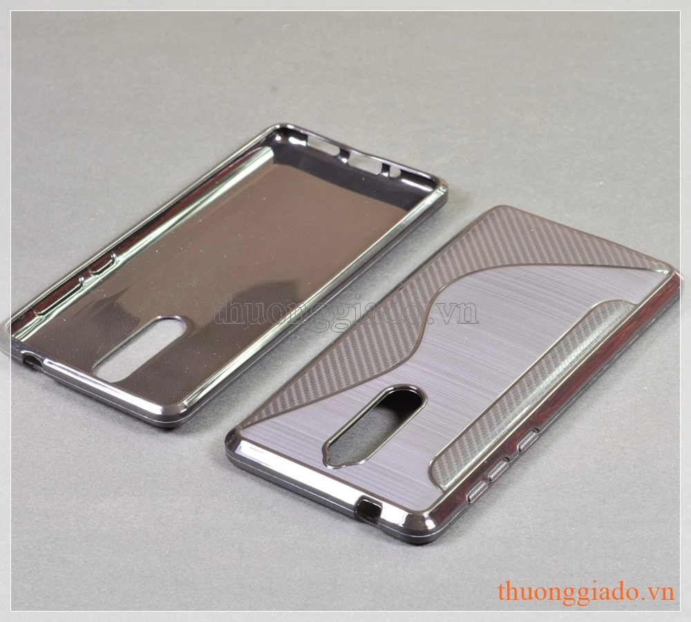 Ốp lưng silicone Nokia 8 (5.3") màu đen (hiệu S Line)