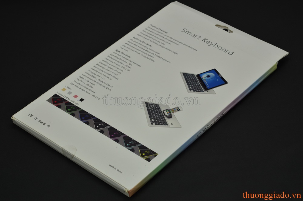 Bàn phím bluetooth đa năng Smart Keyboard, iPad Pro 12.9, Galaxy Note Pro12.2