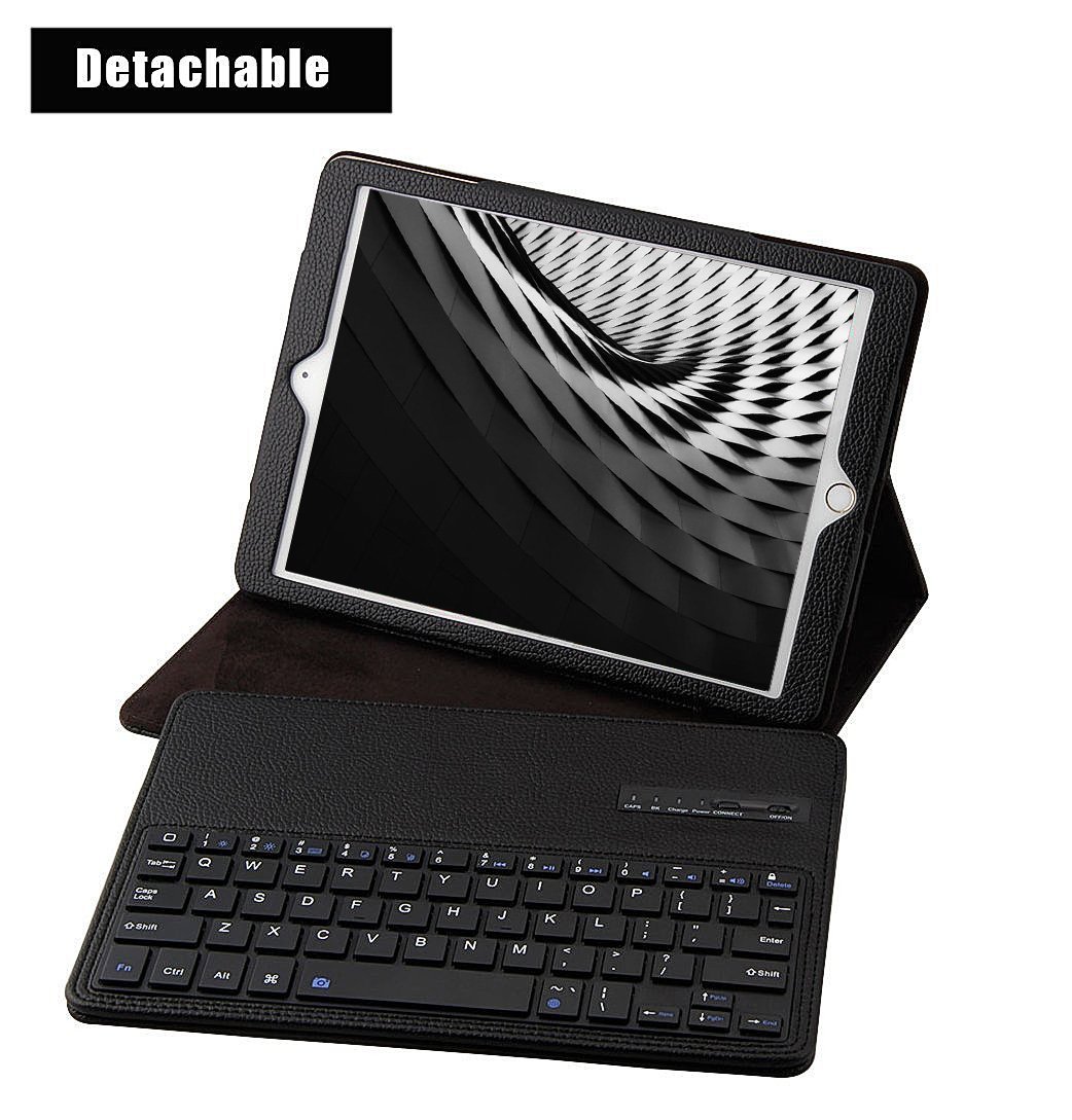 Bàn phím không dây iPad 2018 (9.7"), iPad 2017 (9.7") kèm bao da flip case
