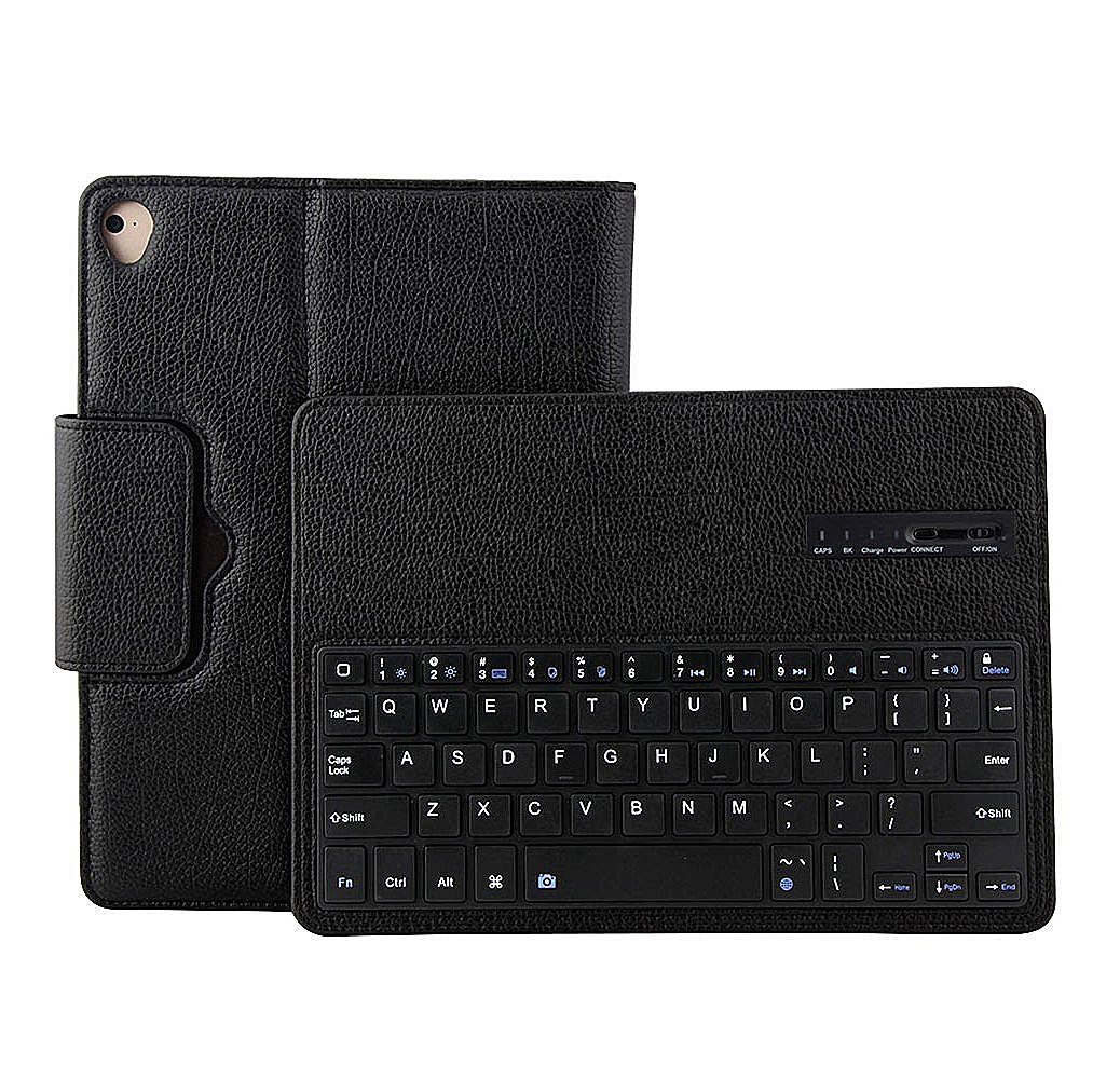 Bàn phím không dây iPad 2018 (9.7"), iPad 2017 (9.7") kèm bao da flip case