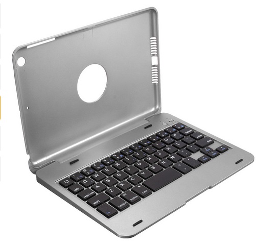 Bàn phím nhôm+case nhựa cho iPad mini 1, iPad mini 2, iPad mini 3 Bluetooth Keyboard