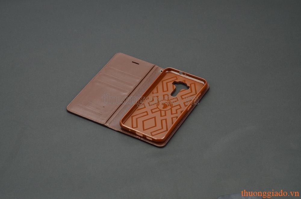 Bao da cầm tay Asus Zenfone 3 (5.2") ZE520KL, Hiệu HANMAN CANVAS DIARY