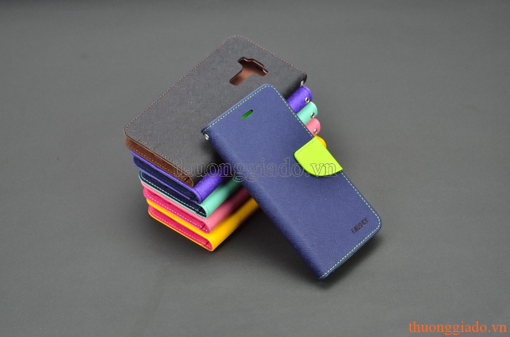 Bao da cầm tay cho Asus Zenfone 3 (5.2") ZE520KL, Hiệu MERCURY-NEW FANCY DIARY CASE