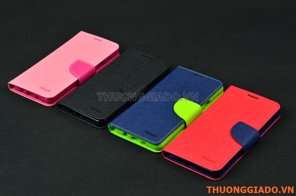 Bao Da Cầm Tay Cho Samsung Galaxy  A7, Samsung A710 (Samsung A7 bản 2016), Hiệu Mercury