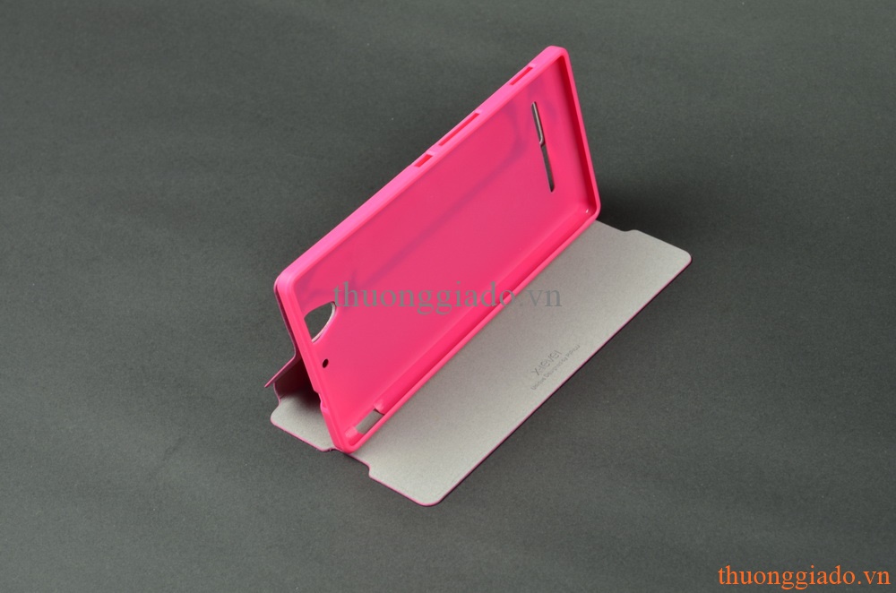 Bao Da Cầm Tay Cho Sony Xperia C3 D2502 S55t (Hiệu X-Level)