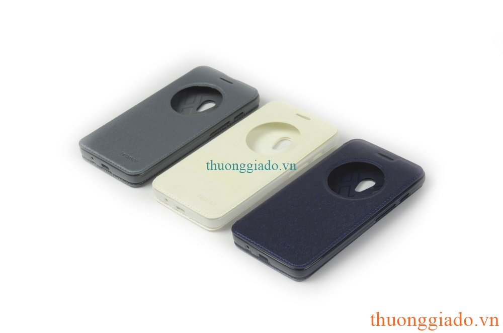 Bao Da Cầm Tay Có Cửa Sổ View Cho Asus Zenfone 5 Zenfone5  A500 A501