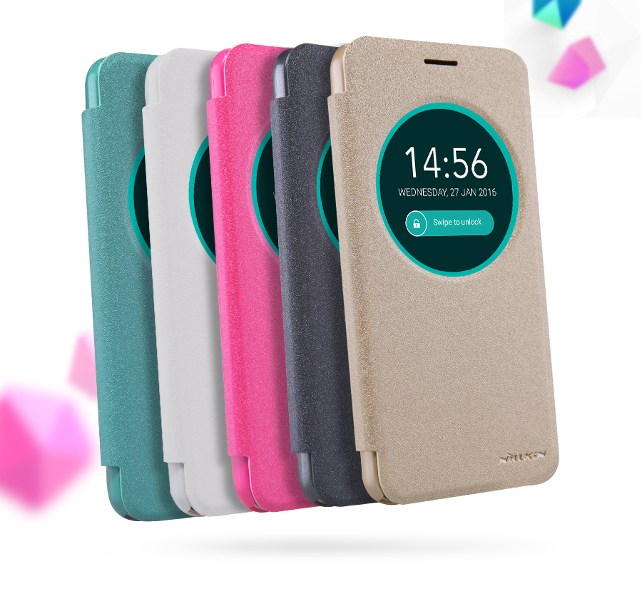 Bao Da Cầm Tay Có Cửa Sổ View cho Asus Zenfone Max ZC550KL