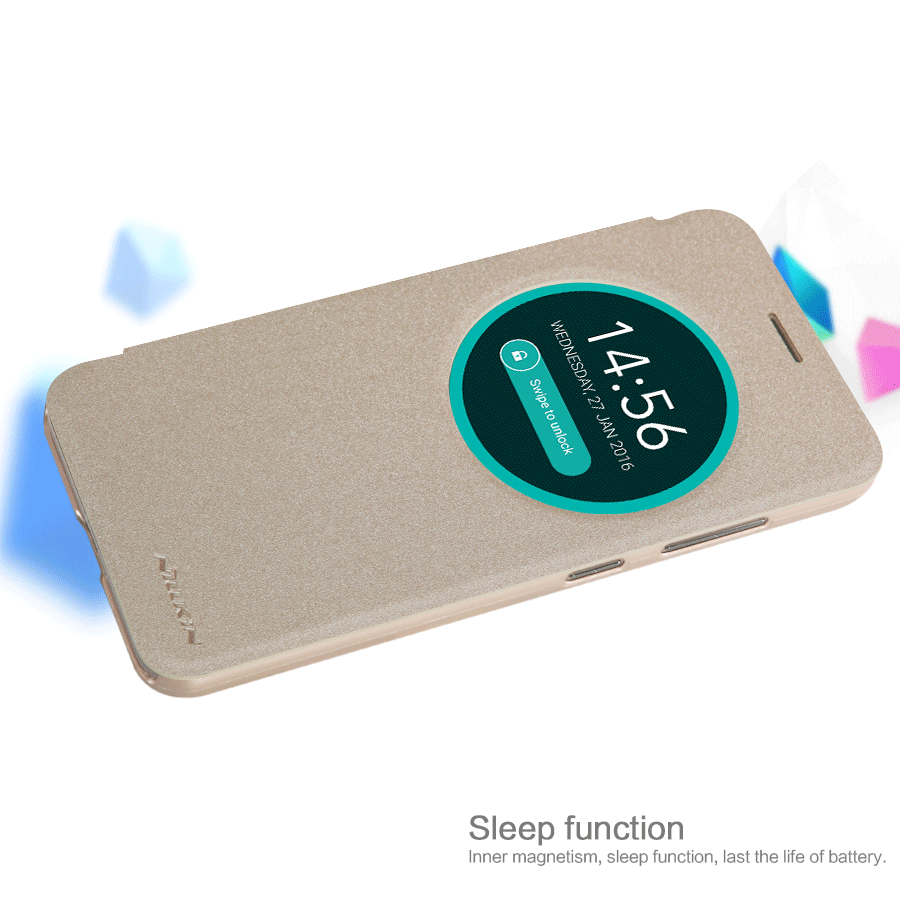 Bao Da Cầm Tay Có Cửa Sổ View cho Asus Zenfone Max ZC550KL