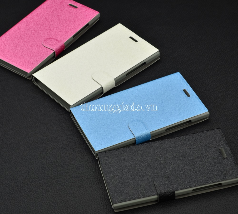 Bao da cầm tay nắp gập mở cho BlackBerry Leap Z20 (flip leather case)