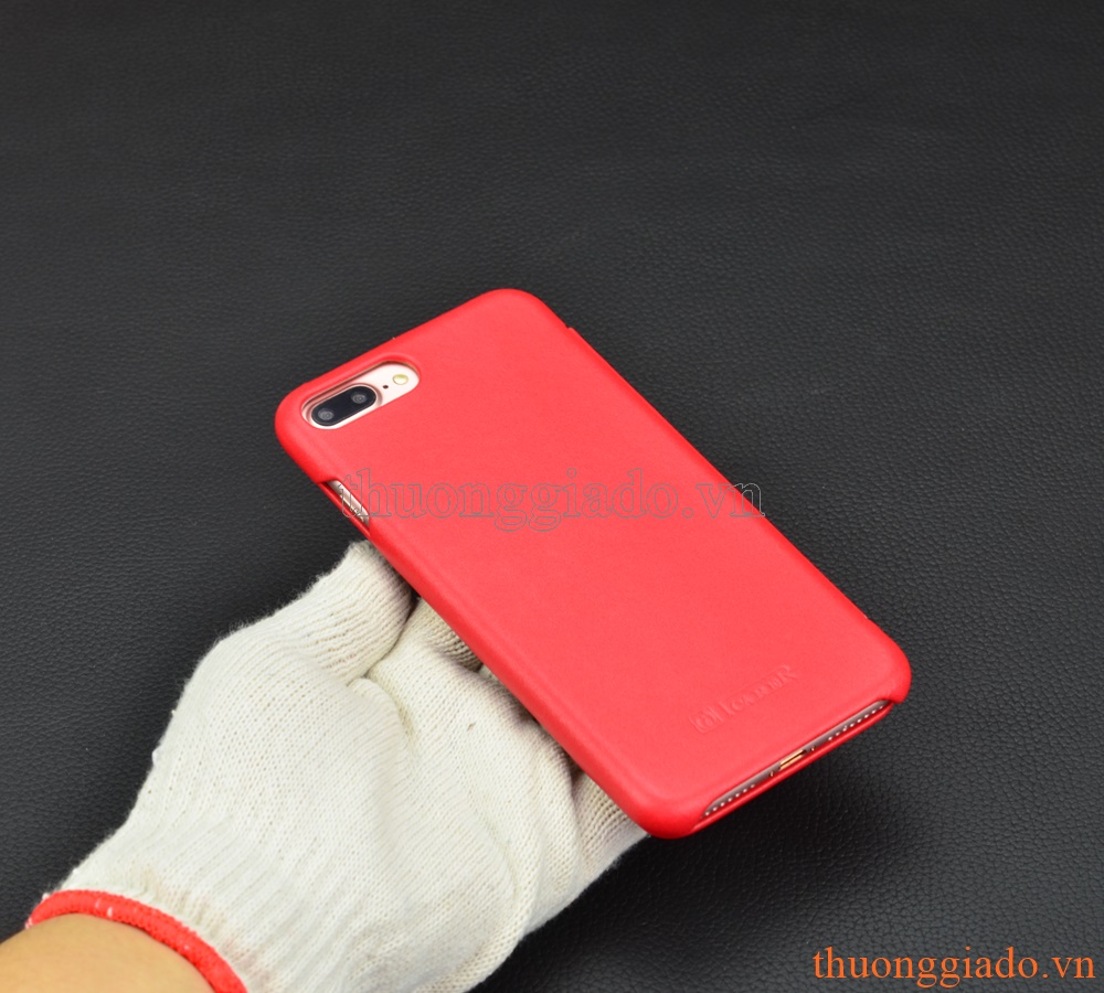 Bao da cầm tay nắp gập mở ngang cho iPhone 7 Plus (5.5"), hiệu ICARER