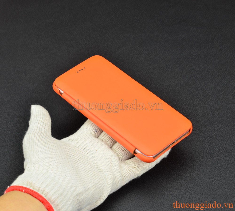 Bao da cầm tay nắp gập mở ngang cho iPhone 7 Plus (5.5"), hiệu ICARER