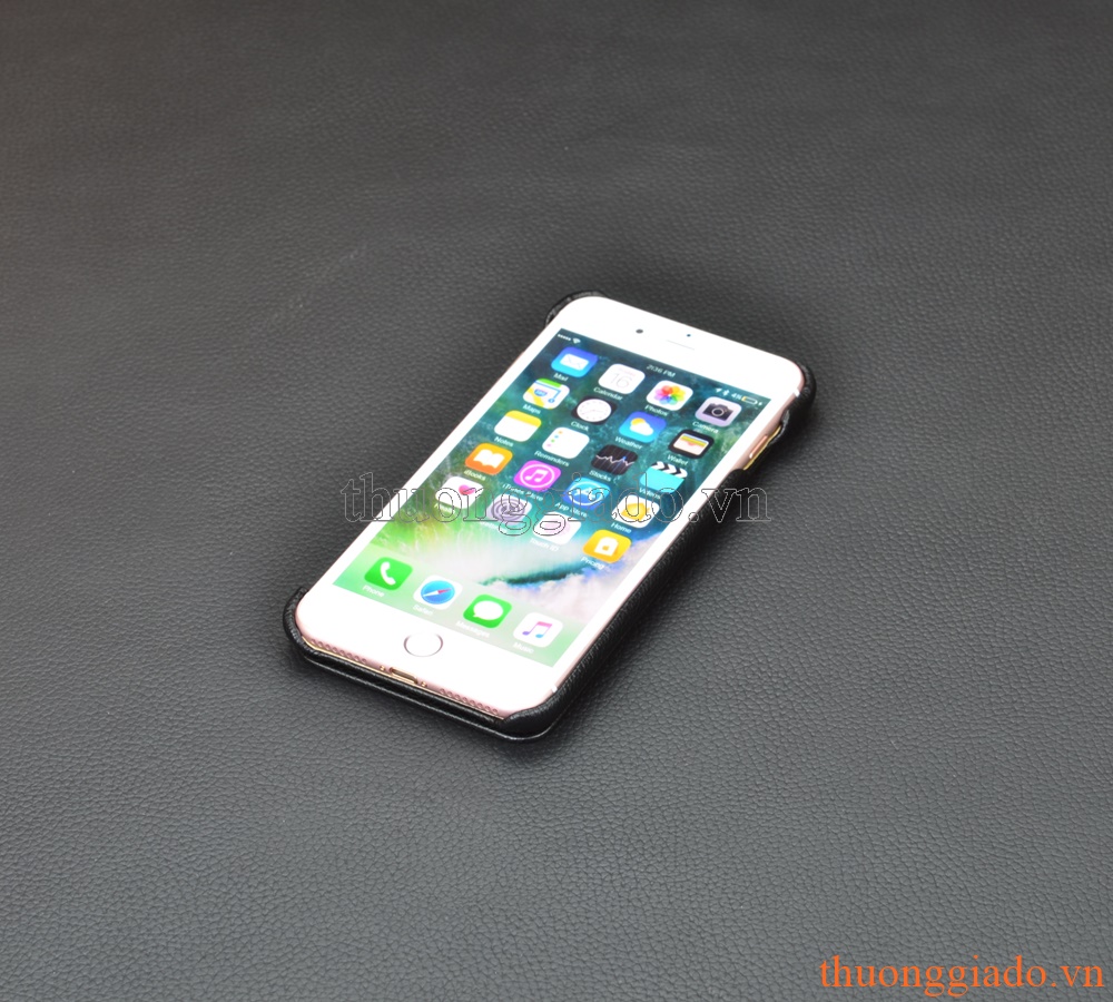 Bao da cầm tay nắp gập mở ngang cho iPhone 7 Plus (5.5"), hiệu XOOMZ