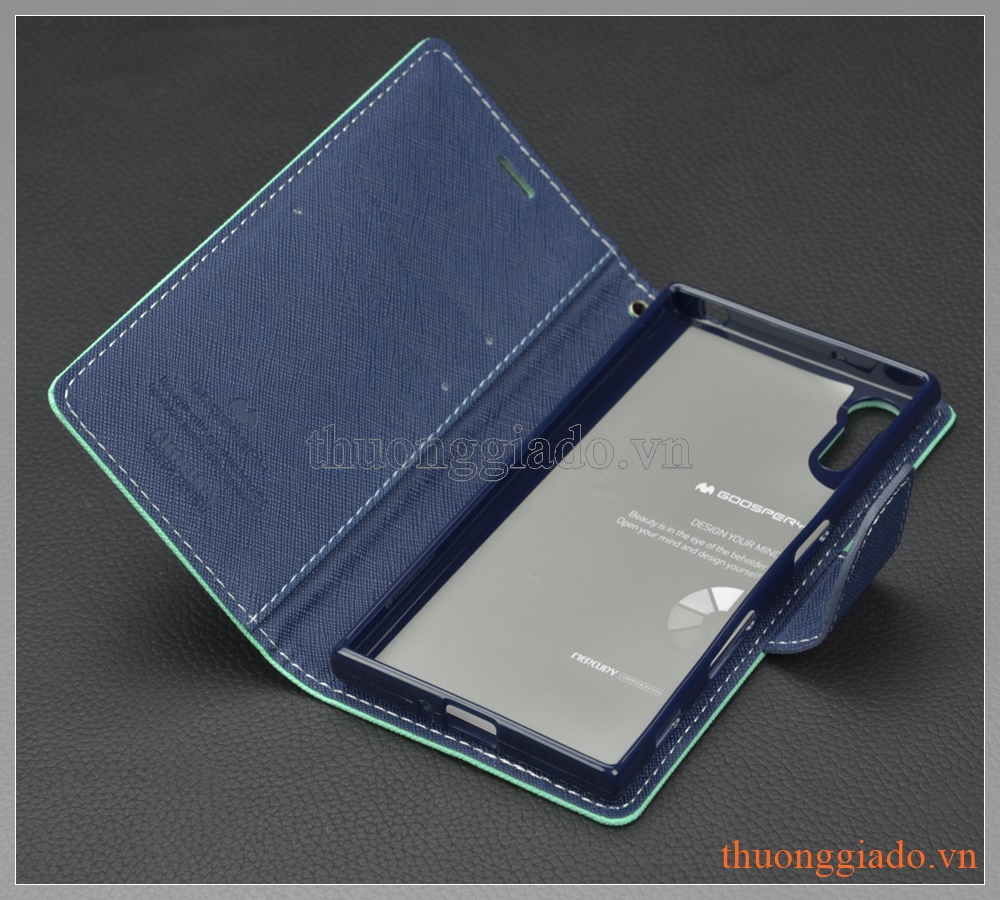 Bao da cầm tay nắp gập Sony Xperia XZ (5.2")/ Xperia XZs (FANCY DIARY CASE, GOOSPERY)