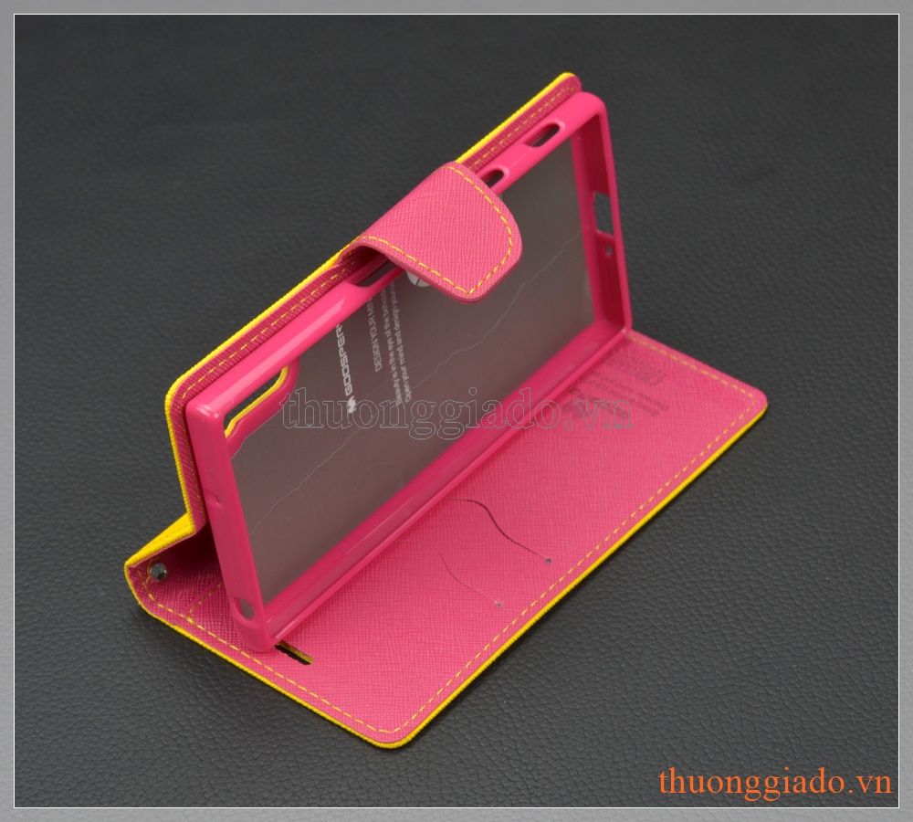Bao da cầm tay nắp gập Sony Xperia XZ (5.2")/ Xperia XZs (FANCY DIARY CASE, GOOSPERY)