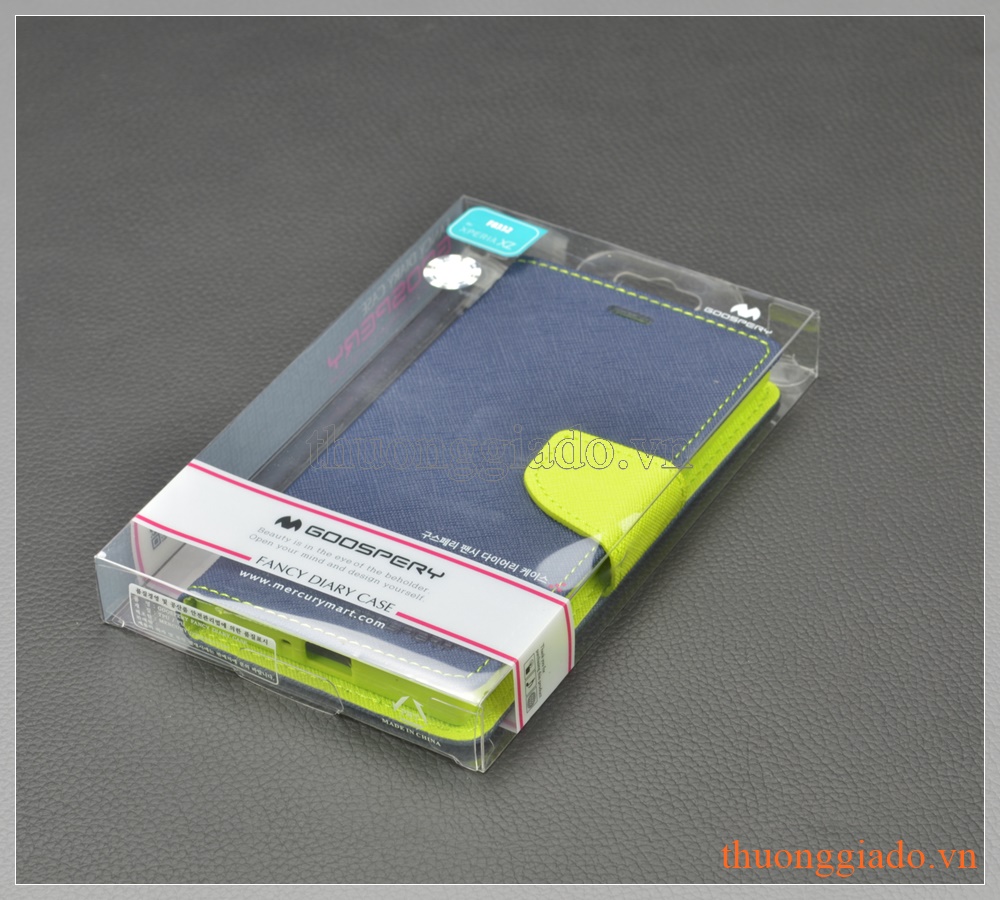 Bao da cầm tay nắp gập Sony Xperia XZ (5.2")/ Xperia XZs (FANCY DIARY CASE, GOOSPERY)