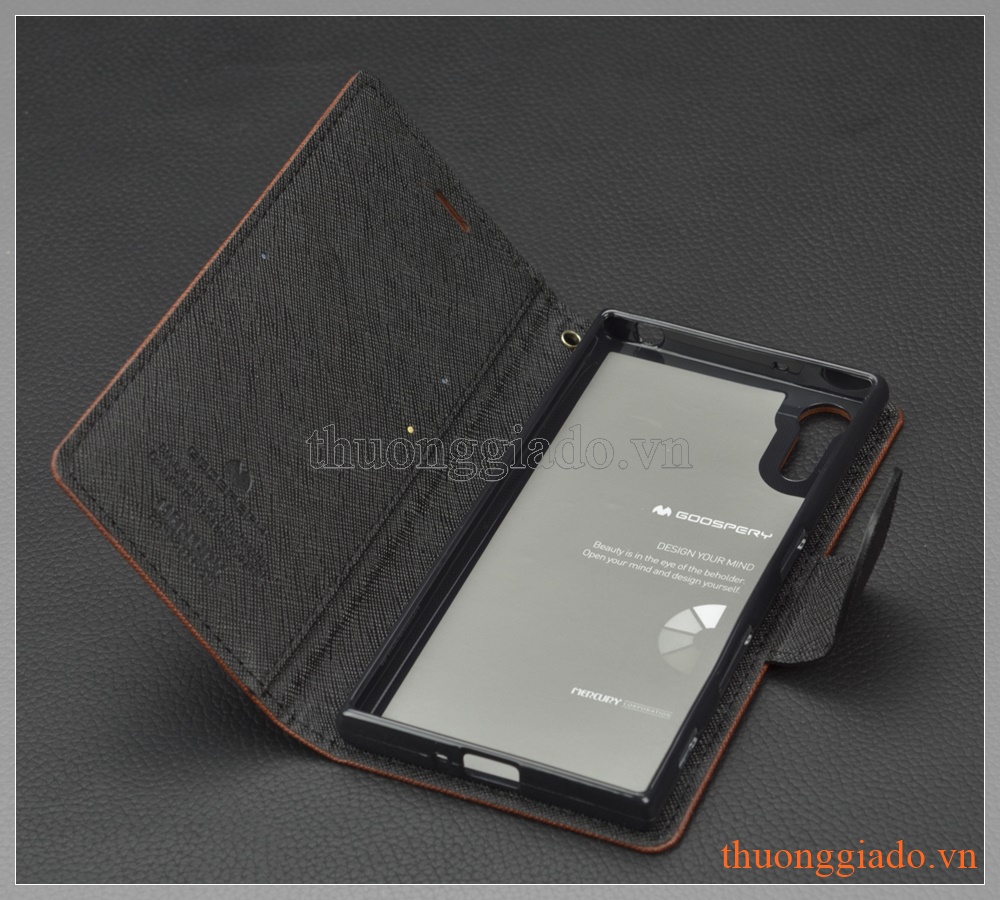 Bao da cầm tay nắp gập Sony Xperia XZ (5.2")/ Xperia XZs (FANCY DIARY CASE, GOOSPERY)