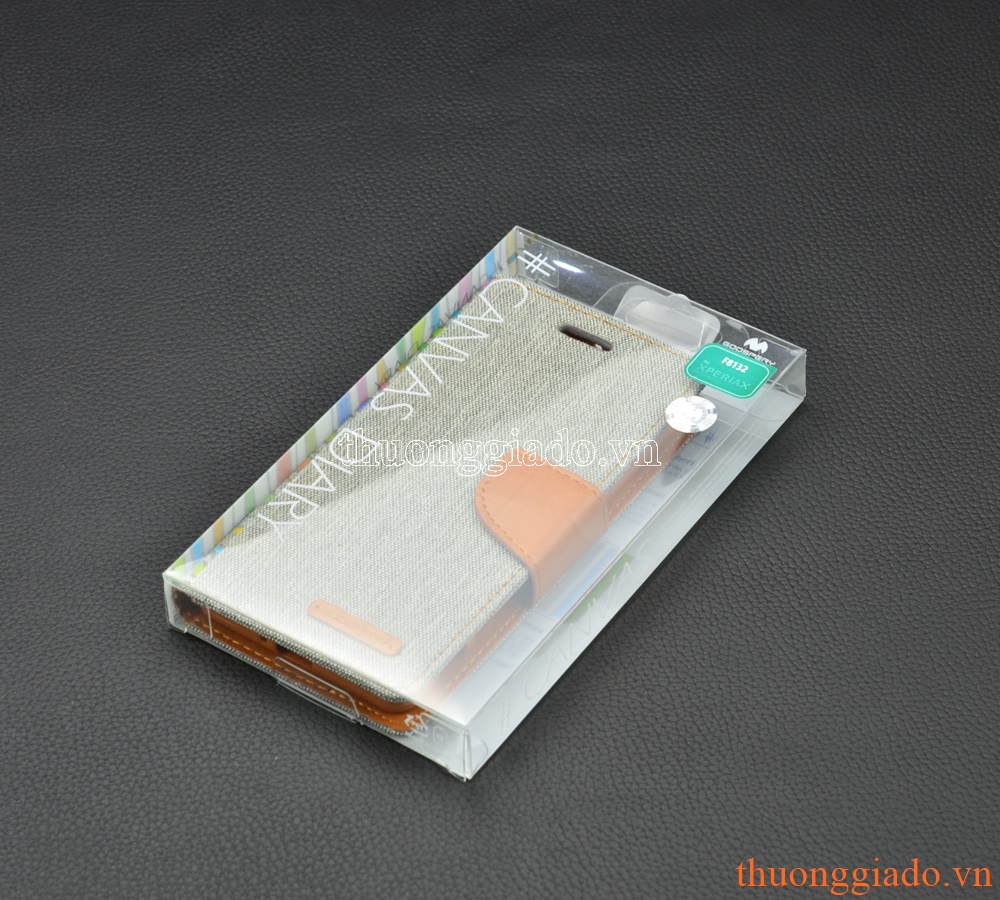 Bao da cầm tay nắp gập Sony Xperia XZ (5.2")/ XZs/ CANVAS DIARY, MERCURY