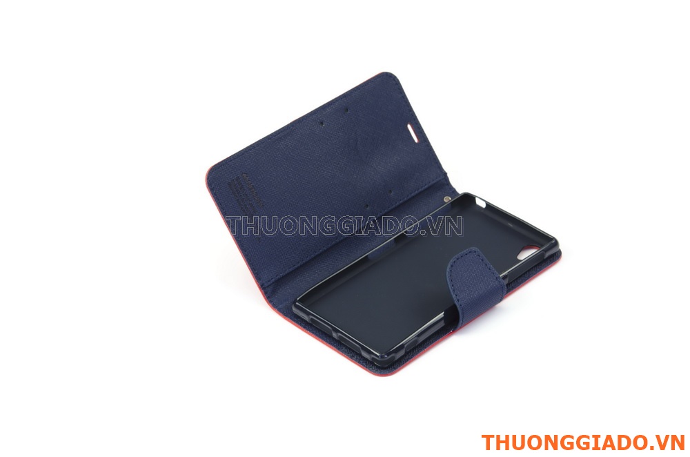 Bao Da Cầm Tay Sony Xperia Z1, Sony L39h, Honami (Hiệu MERCURY, NEW FANCY DIARY CASE)